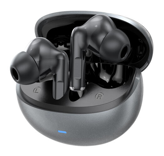 CELEBRAT earphones με θήκη φόρτισης W80 True Wireless 13mm 30/230mAh γκρι
