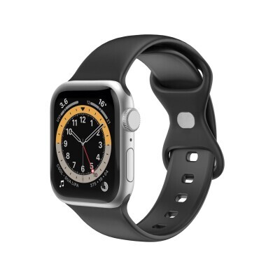 CELLY Λουράκι Σιλικόνης για Apple Watch 42/44/45MM Μαύρο