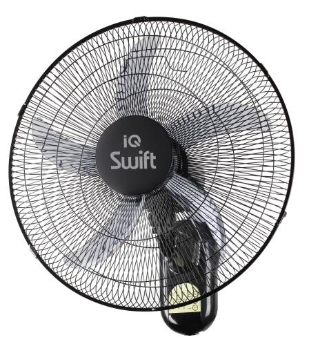 IQ Ανεμιστήρας Τοίχου 70W Διαμέτρου 45cm με Τηλεχειριστήριο WF-47R Μαύρος