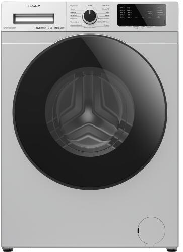 Tesla WF81460KSGR Πλυντήριο Ρούχων 8kg με Ατμό 1400 Στροφών Λευκό