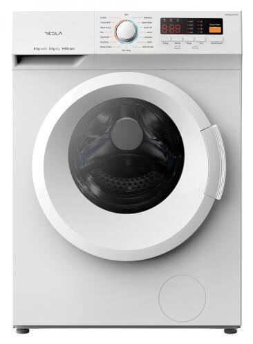 Tesla Πλυντήριο Στεγνωτήριο Ρούχων 8kg/5kg 1400 Στροφές WW85460M Λευκό