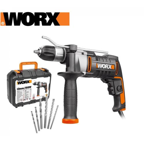 Worx Ηλεκτρικό Κρουστικό Δράπανο 810W με Θήκη