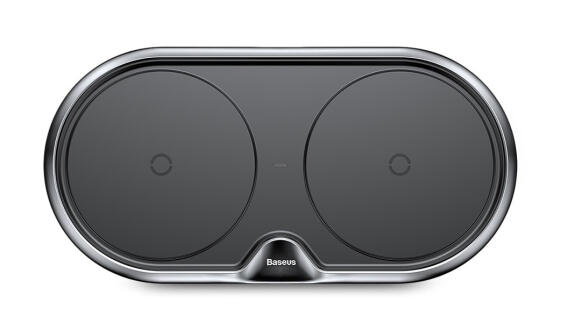 BASEUS διπλός ασύρματος φορτιστής WXXHJ-B01 Zinc Alloy 10W
