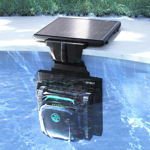 Wybot S2 Solar Vision – Ασύρματο Ρομπότ Πισίνας με Σταθμό Φόρτισης και Ηλιακό Πάνελ
