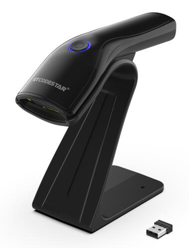 GTCODESTAR barcode scanner X-9200L με βάση 1D & 2D ενσύρματο & ασύρματο Bluetooth 800mAh μαύρο