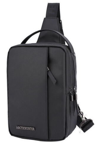 ARCTIC HUNTER Τσάντα Crossbody XB130027-BK αδιάβροχη μαύρη