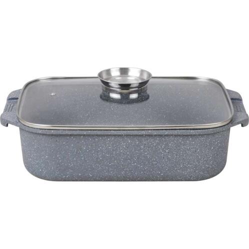 Max Home Γάστρα Ορθογώνια από Χυτό Αλουμίνιο 34.5x24.5cm ΧΒ-60535