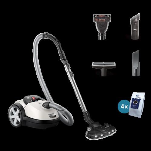 Philips XD8142/12 Performer Ηλεκτρική Σκούπα 900W με Σακούλα 4lt Λευκή