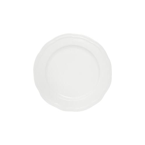 Casa Domani Πιάτο Φαγητού 27cm Λευκό Rim Florence Scallop -Πορσελάνη