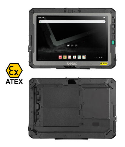 GETAC tablet ZX10-EX 10.1" 4/64GB 4G 9980mAh IP66/MIL-STD-810H/ATEX/IECEx Android 13 μαύρο