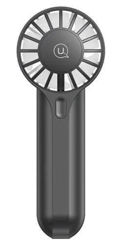 USAMS φορητός ανεμιστήρας ZB288 με 3 ταχύτητες 1200mAh μαύρος