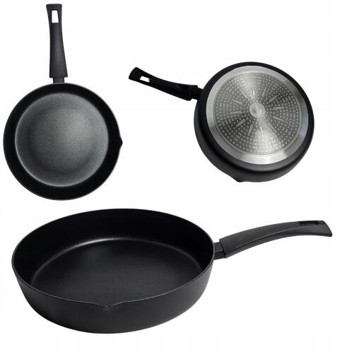 Zilner Αντικολλητικό Τηγάνι Αλουμινίου 24cm ZL-558 - Ιδανικό για Μαγείρεμα