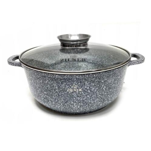 Σετ Μαγειρικά Σκεύη - Κατσαρόλες 12 τεμάχια Γκρι ZILNER ZL-8318