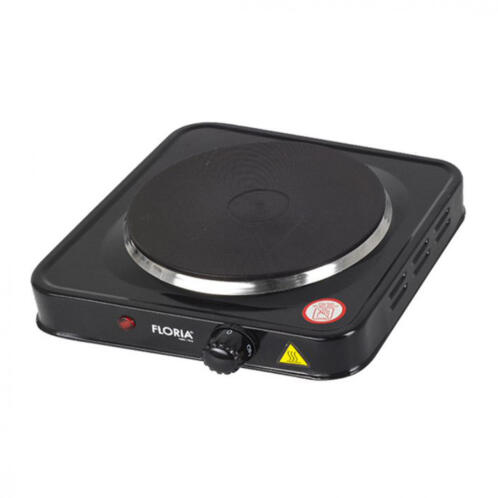 Zilan ZLN2806 Μονή Ηλεκτρική Εστία Εμαγιέ 15.5cm Μαύρη