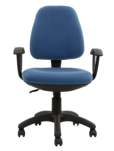 VELCO Καρέκλα Γραφείου με Μπράτσα Μπλε Velco