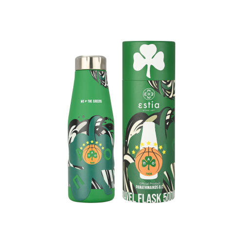 Estia Θερμος Travel Flask Panathinaikos Bc Edition We The Greens 500ml 00-27186
