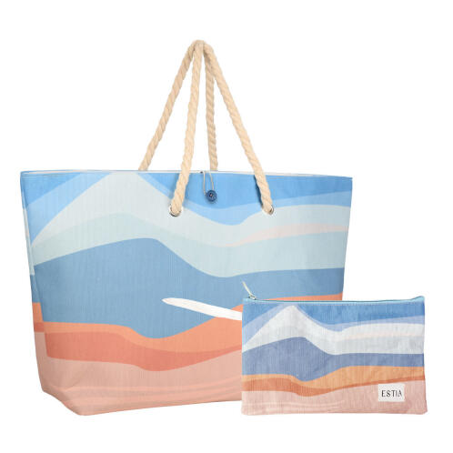 Estia Τσαντα Θαλασσησ Serene Shores 63x20x36cm Με Τσαντακι  00-30438