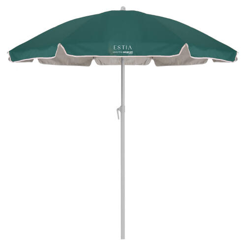 Estia Ομπρελα Θαλασσησ Teal Green Με Προστασια Upf 50+ Μεταλλικη 1.8m  00-30490