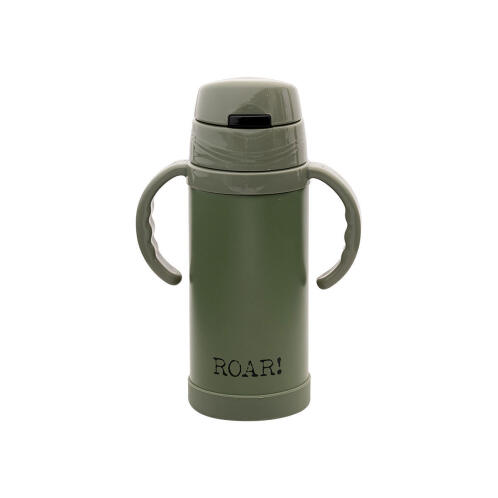 Estia Ανοξείδωτο Παγούρι Θερμός με Καλαμάκι σε Πράσινο χρώμα 350ml