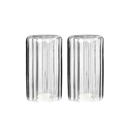 Estia Δοχεια Για Αλατι & Πιπερι Allure Γυαλινα Σετ 2 Tem  01-26363