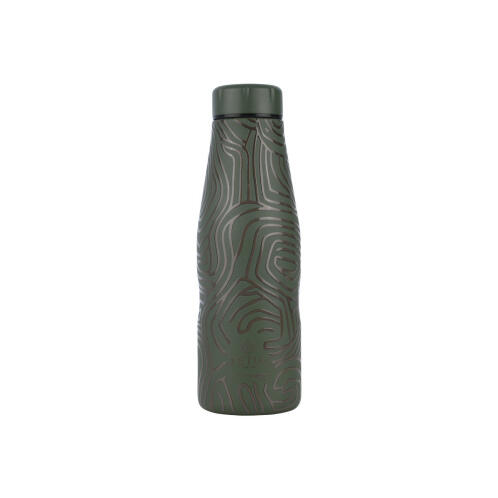 Estia Θερμοσ Travel Flask Save The Aegean 500ml Olive Flow  01-31572