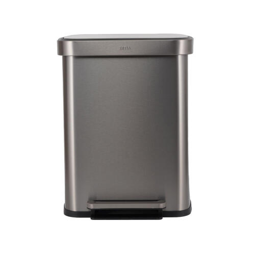 Estia Καδοσ Απορριματων Flatop Soft Close 50lt Ματ Ινοξ  01-31954