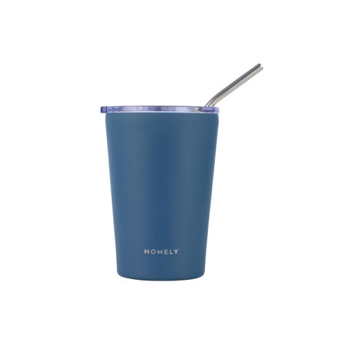 Homely Θερμοσ Mug 400ml Indigo Blue  01-32685