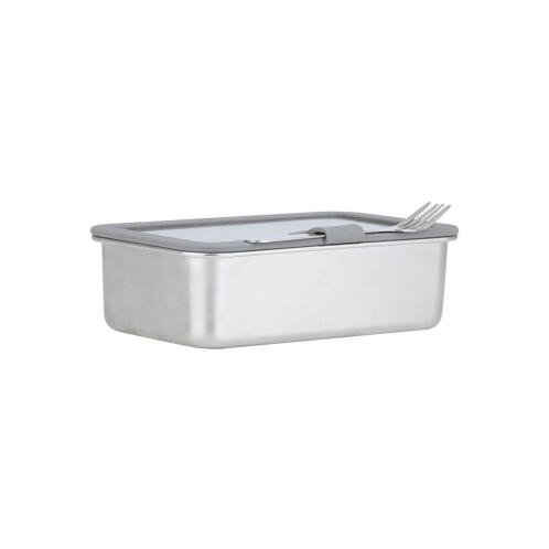 Estia Φαγητοδοχειο Click&seal Γυαλινο 1050ml 21.6x16.5x7.4cm Με Καπακι Πλαστικο Ivory  01-33026