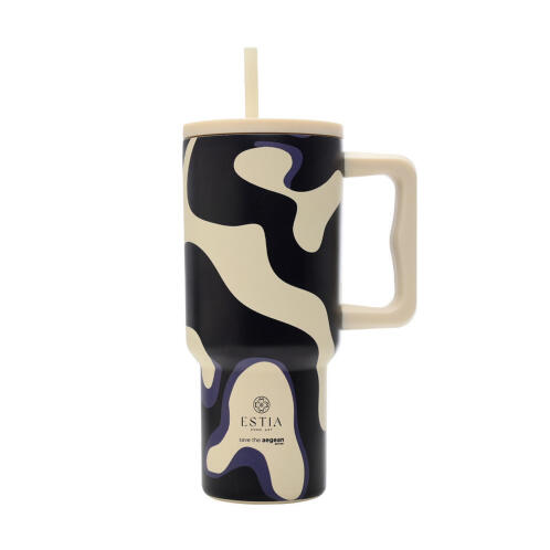 Estia Θερμοσ Straw Tumbler Xl Save The Aegean 900ml Bold Drift  01-36249