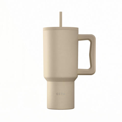 Estia Θερμοσ Straw Tumbler Xl Save The Aegean 900ml Dune  01-41489