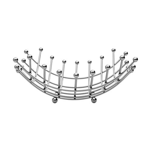 Estia Φρουτιέρα Inox 1 Επίπεδο Γκρι 29.9x29.9x13εκ.