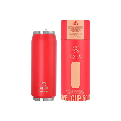 Estia Coffee flask Save the Aegean Red matte 500ml