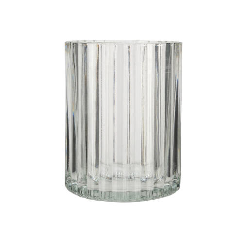 Estia Ποτηρακι Μπανιου Alivio Γυαλινο Αναγλυφο 7.8x10cm Διαφανο  02-28848