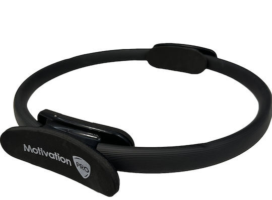 MotivationPro Δαχτυλίδι για Pilates 14" (Μαύρο, μεσαίο) 35cm Yoga Ring