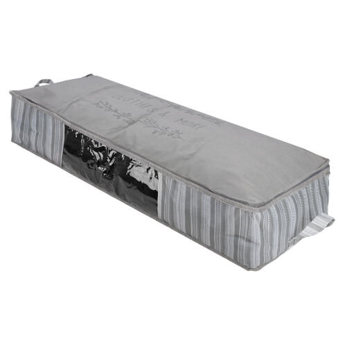 Θηκη Αποθηκευσησ Non Woven Υφασματινη 100x50x20cm Με Παραθυρο Ivory  03-24000