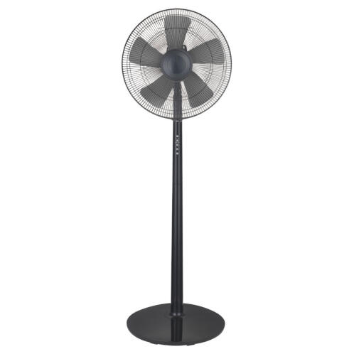 Estia Ανεμιστήρας Επιδαπέδιος Ορθοστάτης 40cm 55w Με Τηλεχειριστήριο 06-21108 Levanto Μαύρος