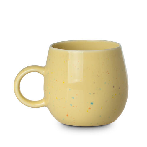 Estia Κουπα Speckle Pop New Bone 480ml Κιτρινη  07-35433