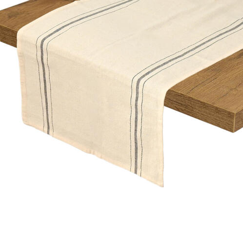 Estia Ρανερ Τραπεζιου Rustic 40x150cm Γκρι  07-36140