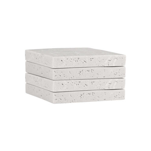 Estia Σουβερ Με Οψη Travertine 10x10cm Σετ 4τεμ.  07-36867