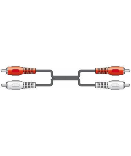 AVLINK 2xRCA PLUGS TO 2 x RCA PLUGS LEAD 3.0m