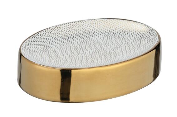 Wenko Σαπουνοθήκη Επιτραπέζια Κεραμική Χρυσή Nuria 241861121