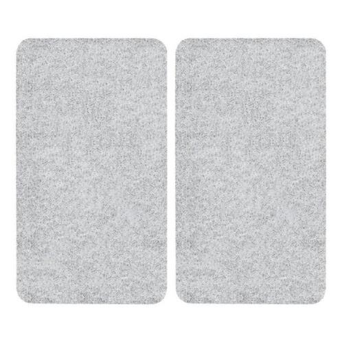 Wenko Προστατευτικά Καλύμματα Εστίας - Επιφάνεια Κοπής Γυάλινη Διάφανα 2τμχ 30x52cm 271266121