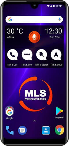 MLS Smartphone 6.26" 4/64GB Pop 4G Black