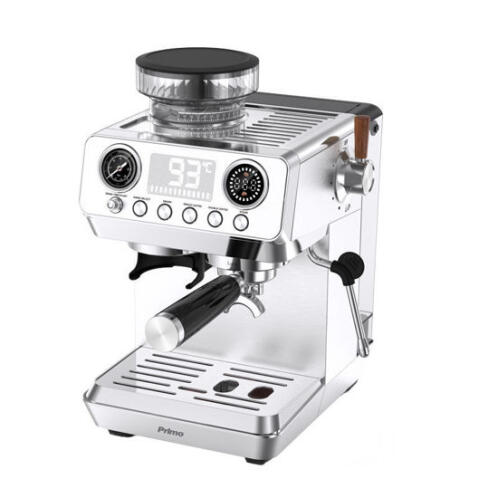 PRIMO ΜΗΧ ESPRESSO+ΜΥΛΟΣ ΚΑΦΕ PREM-40573  20BAR DIGITAL INOX