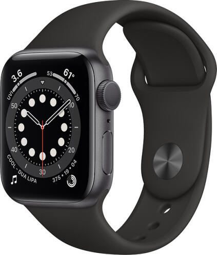 Apple Watch Series 6 40mm Space Gray with Black Band
