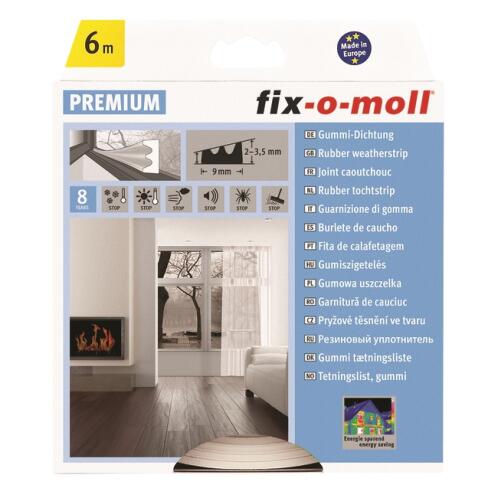 FIXOMOLL ΠΡΟΦΙΛ E 6M 9X4MM ΛΕΥΚΟ