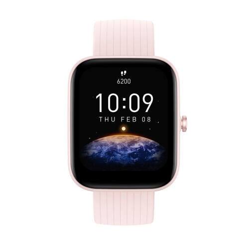 Amazfit Smartwatch με Παλμογράφο Bip 3 Pink