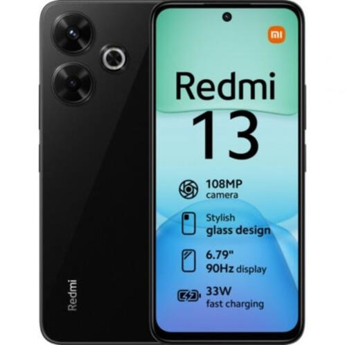 Xiaomi Redmi 13 4G Dual SIM (6GB/128GB) Midnight Black