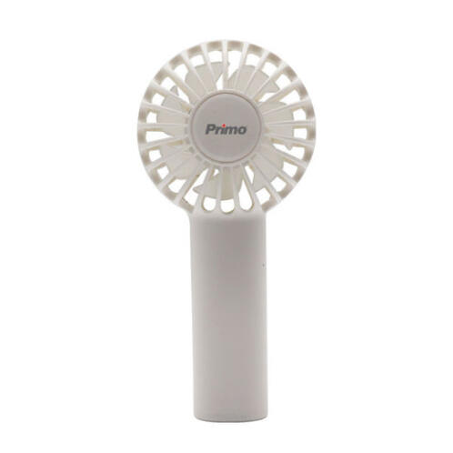 PRIMO ΑΝΕΜΙΣΤΗΡΑΣ ΜΙΝΙ ΧΕΙΡΟΣ 2.5'' 6cm PRMF-80689 ΛΕΥΚΟΣ ΜΕ USB ΕΠΑΝΑΦ.