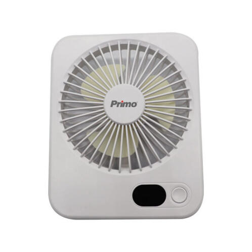 PRIMO  ΑΝΕΜΙΣΤΗΡΑΣ ΜΙΝΙ 5'' 12.5cm PRMF-80692 ΛΕΥΚΟΣ ΜΕ USB ΕΠΑΝΑΦ.